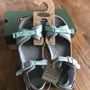 Keen Terradora II Open Toe Sandal Ocean Wave Grey